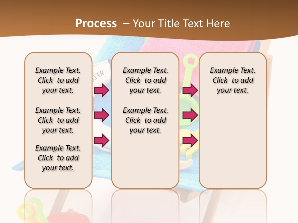Isolated Towel Play PowerPoint Template