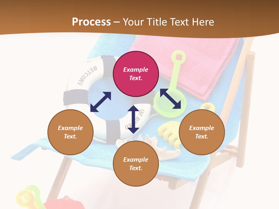 Isolated Towel Play PowerPoint Template
