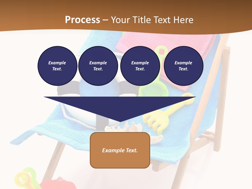Isolated Towel Play PowerPoint Template