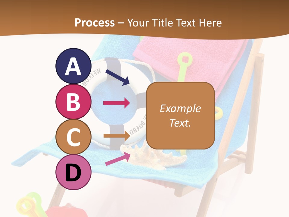 Isolated Towel Play PowerPoint Template