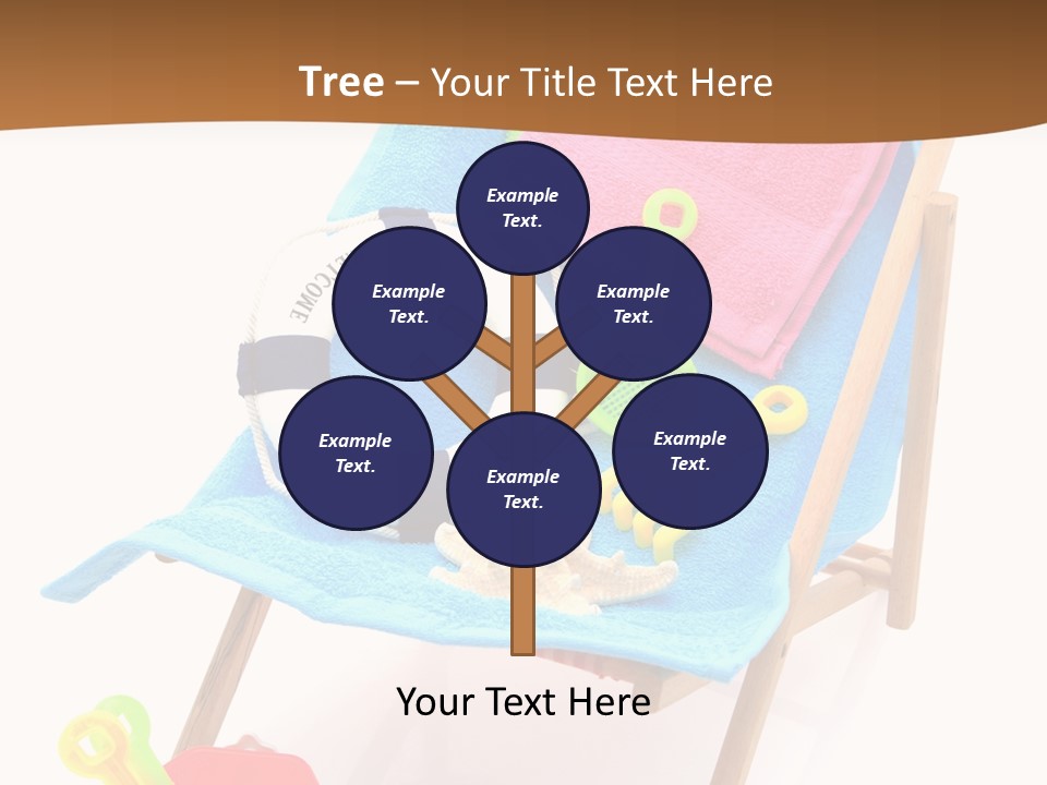 Isolated Towel Play PowerPoint Template