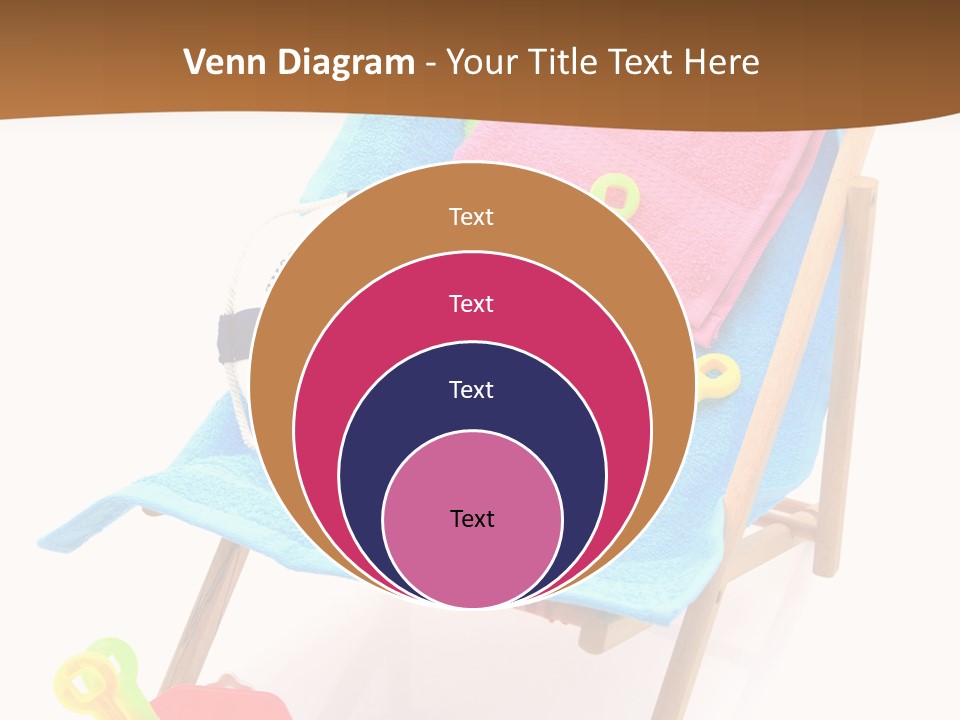 Isolated Towel Play PowerPoint Template