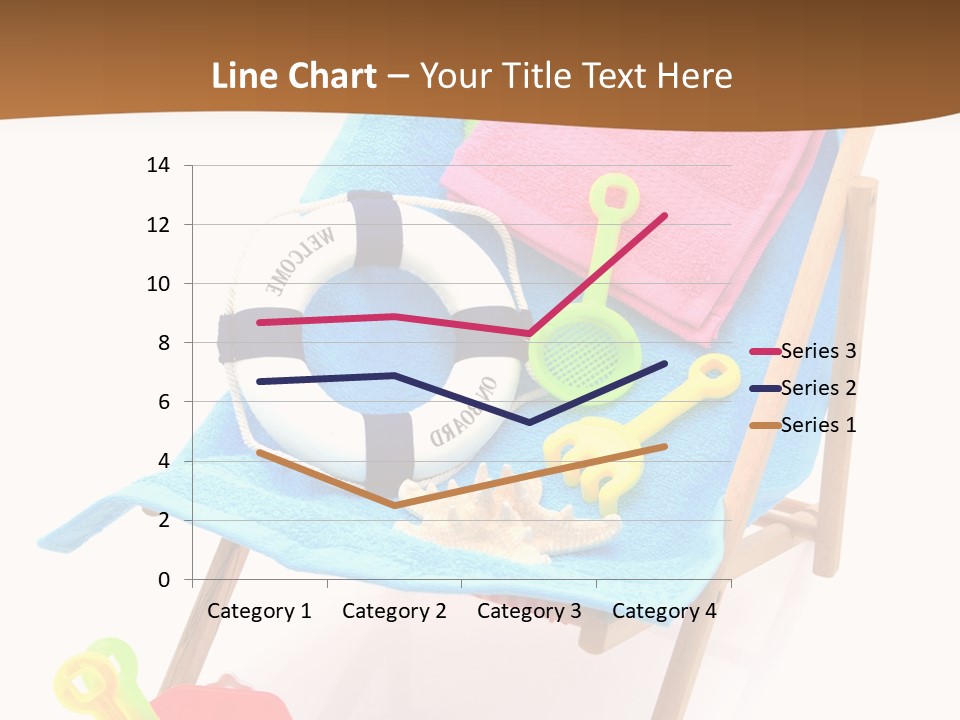 Isolated Towel Play PowerPoint Template