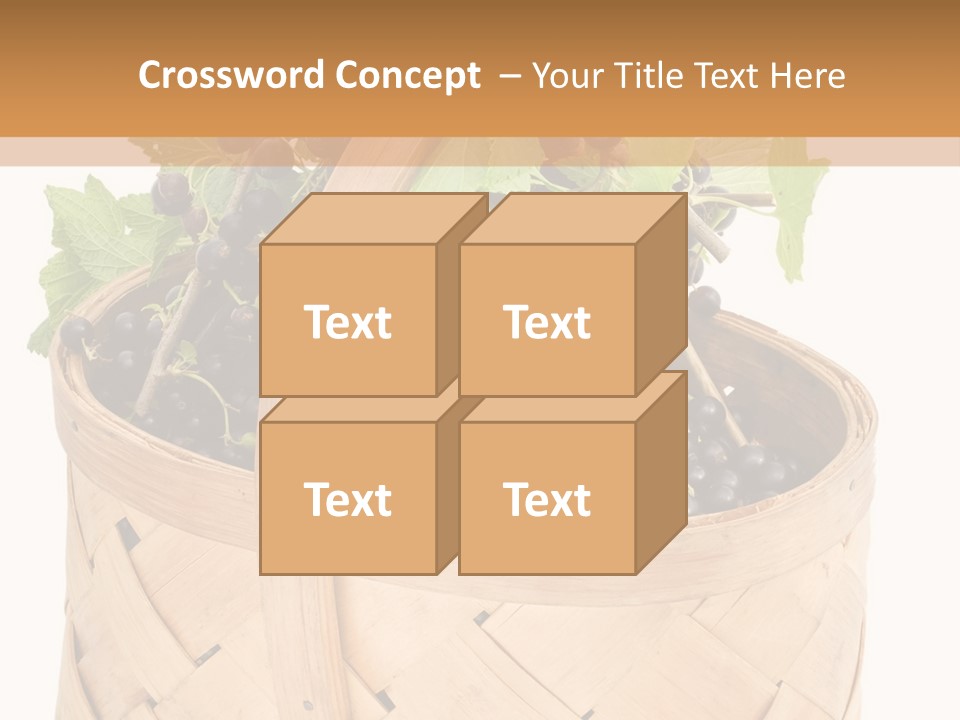 Plant Mature Currants PowerPoint Template