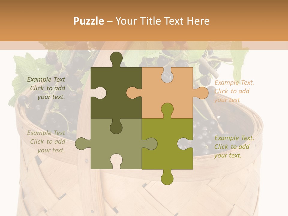 Plant Mature Currants PowerPoint Template