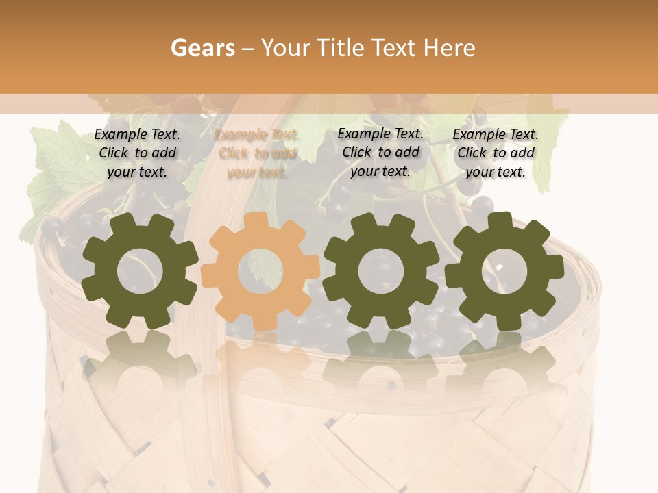 Plant Mature Currants PowerPoint Template