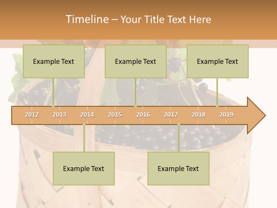 Plant Mature Currants PowerPoint Template