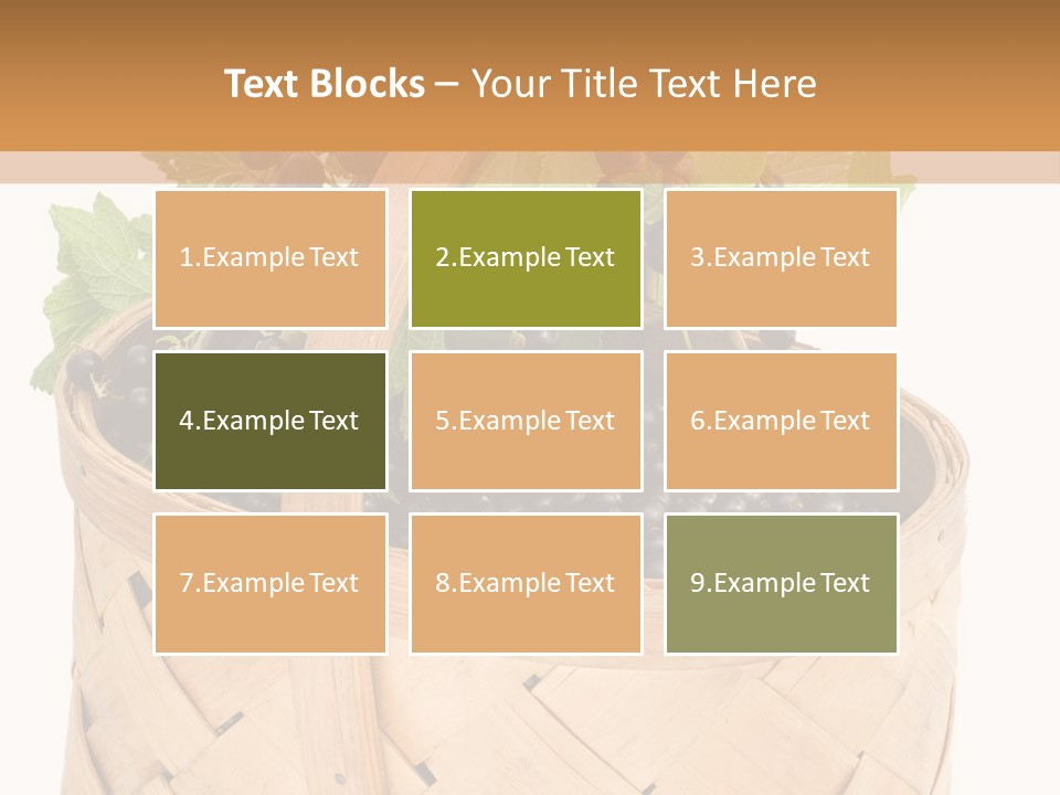 Plant Mature Currants PowerPoint Template