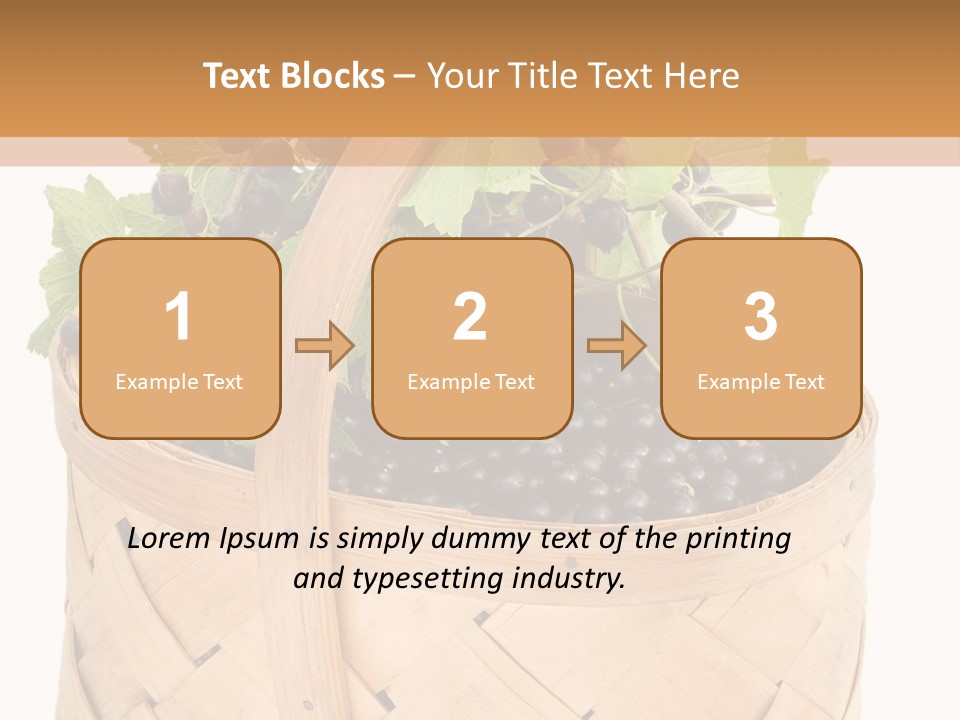 Plant Mature Currants PowerPoint Template