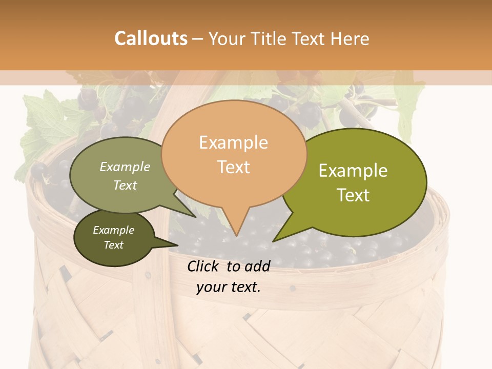 Plant Mature Currants PowerPoint Template