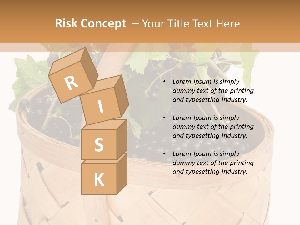 Plant Mature Currants PowerPoint Template