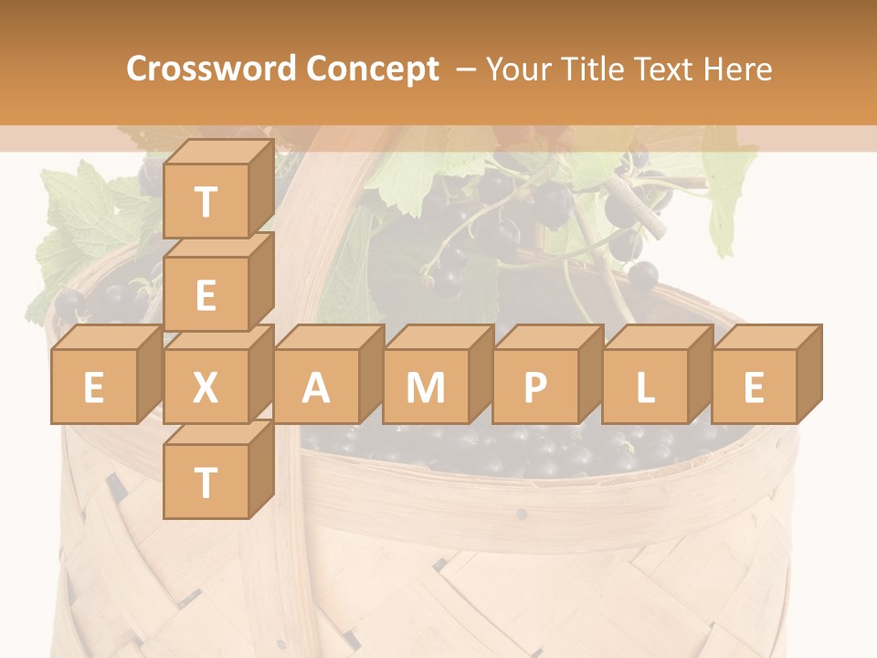 Plant Mature Currants PowerPoint Template