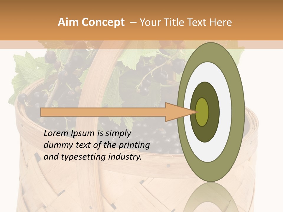 Plant Mature Currants PowerPoint Template
