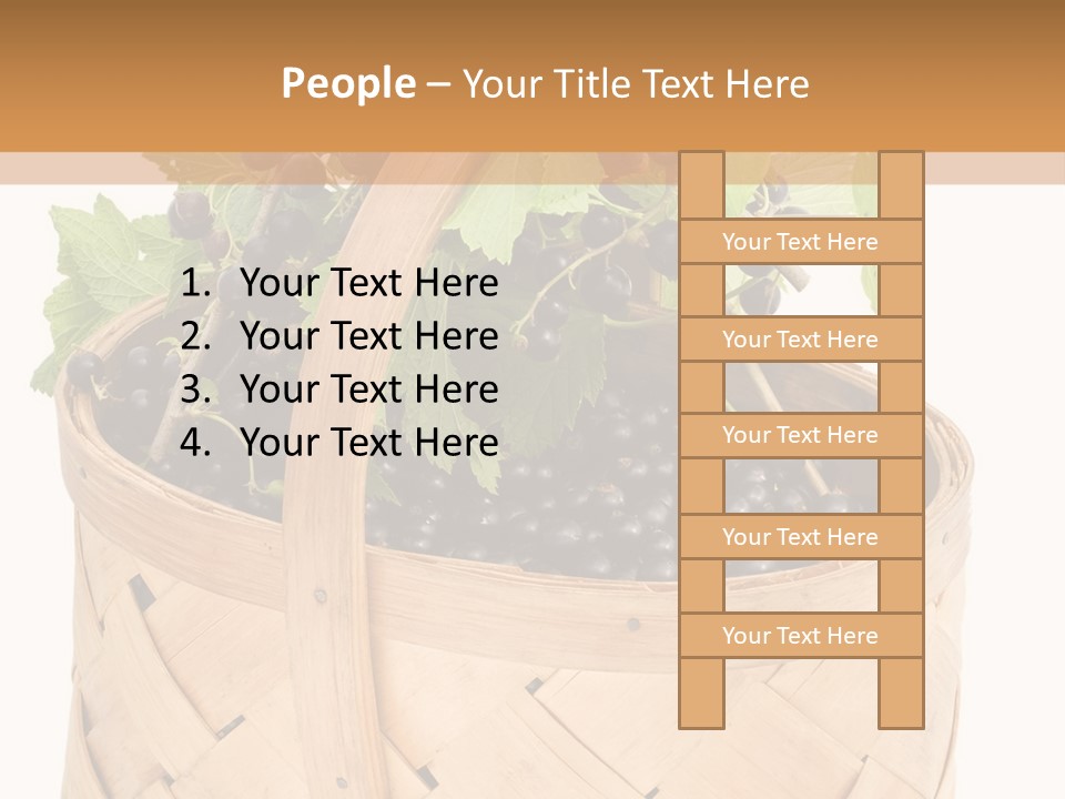 Plant Mature Currants PowerPoint Template