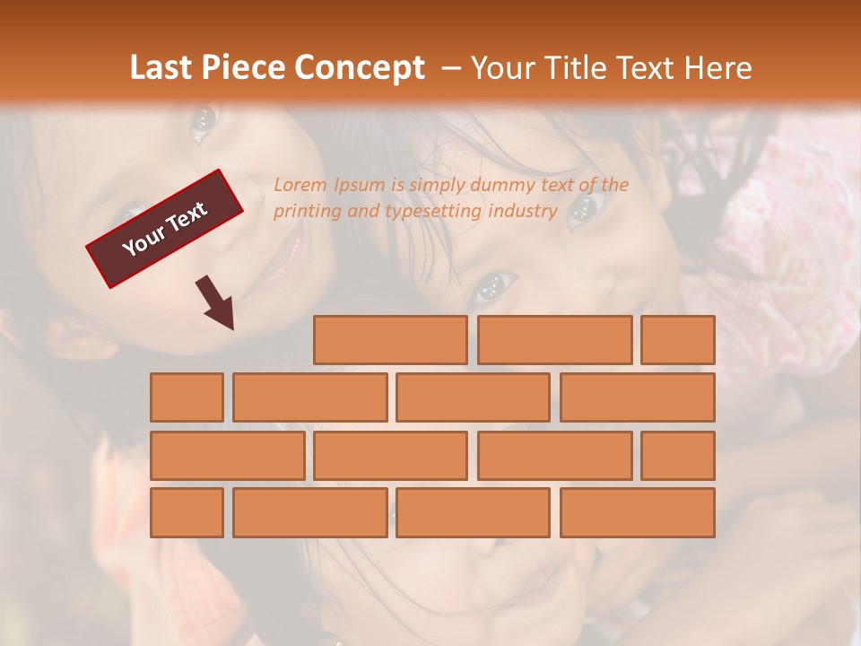 Portrait Poor Slum PowerPoint Template