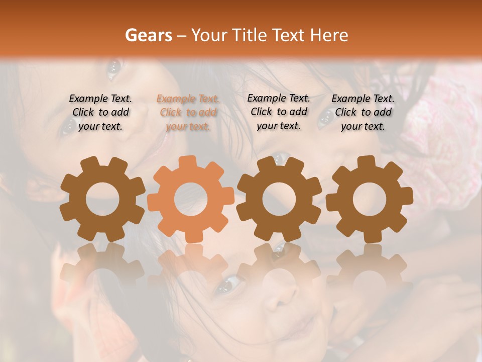 Portrait Poor Slum PowerPoint Template