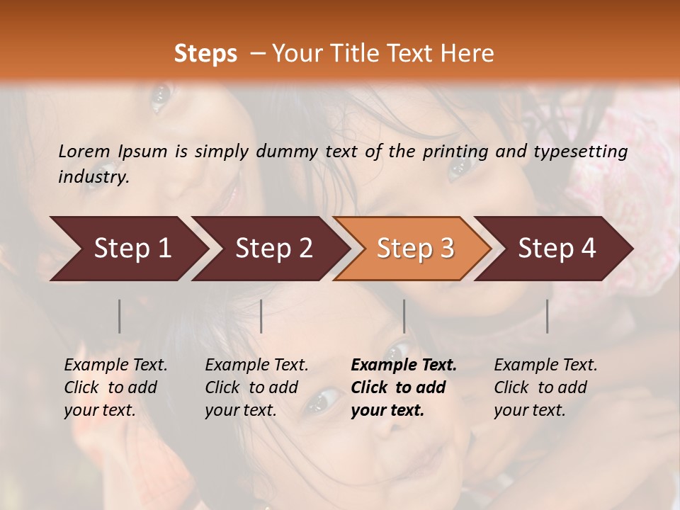 Portrait Poor Slum PowerPoint Template