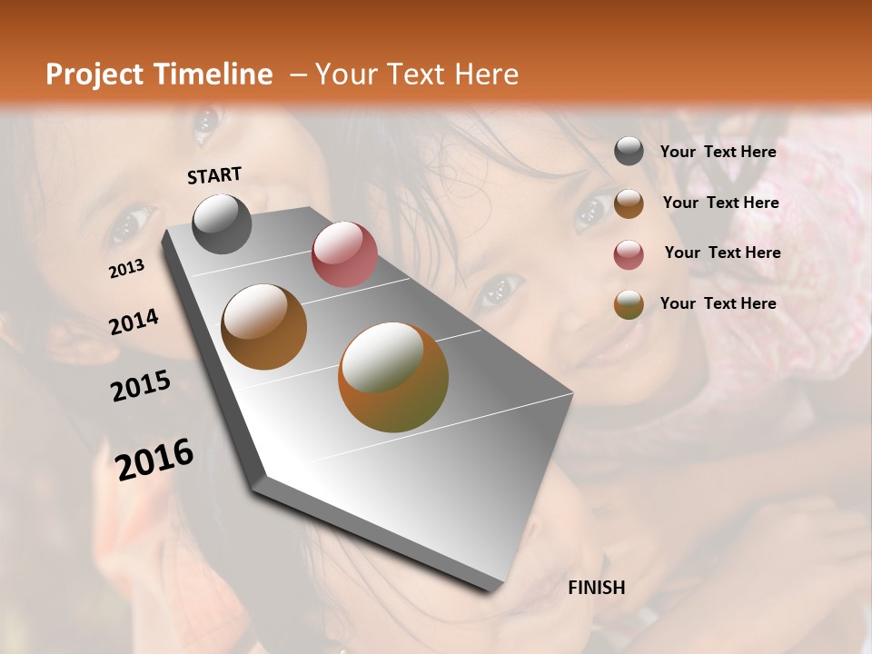 Portrait Poor Slum PowerPoint Template