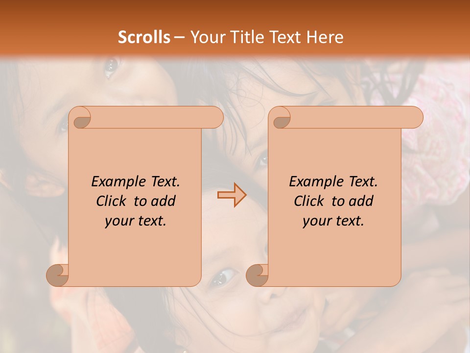 Portrait Poor Slum PowerPoint Template