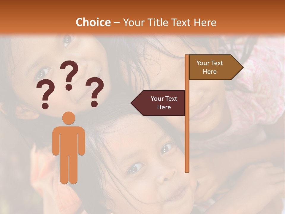 Portrait Poor Slum PowerPoint Template