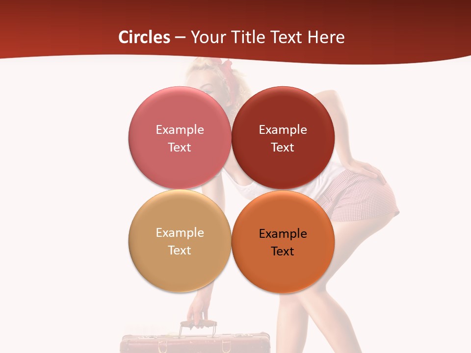 Heel Flirtation Y PowerPoint Template