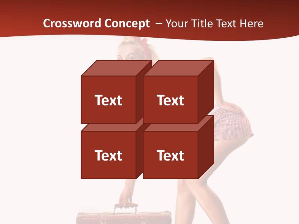 Heel Flirtation Y PowerPoint Template