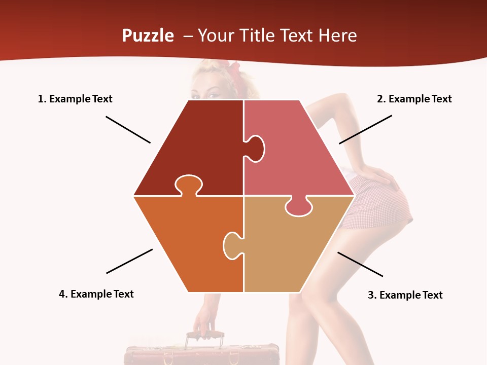 Heel Flirtation Y PowerPoint Template