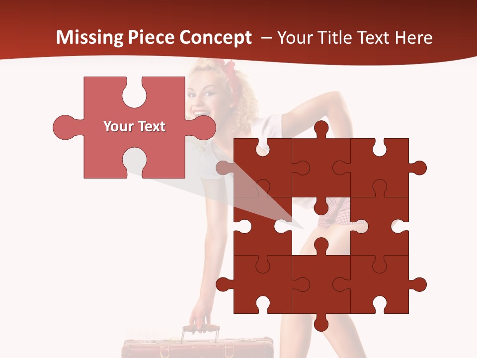 Heel Flirtation Y PowerPoint Template