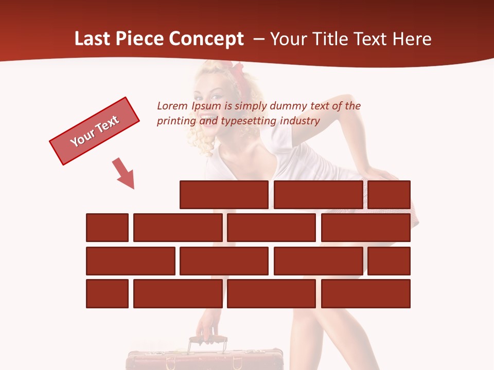 Heel Flirtation Y PowerPoint Template