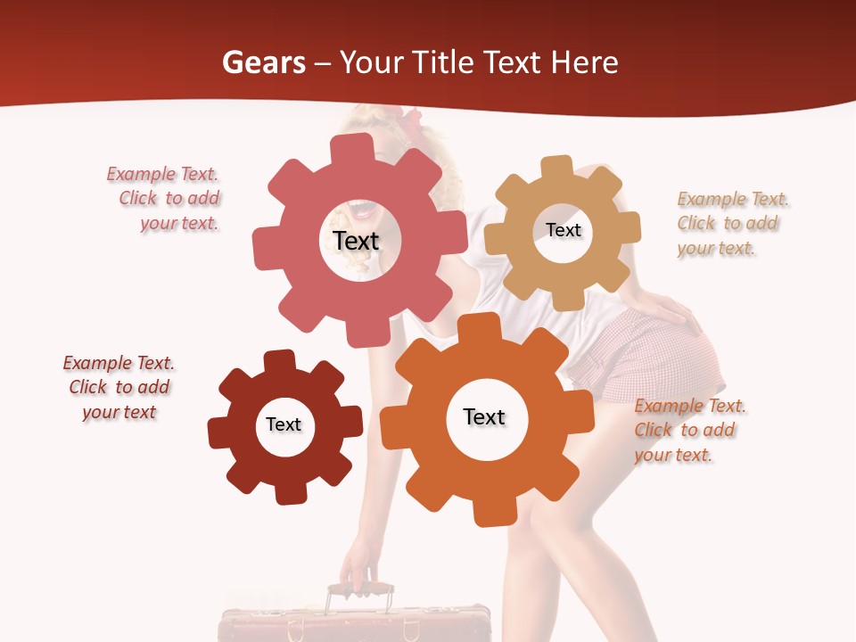 Heel Flirtation Y PowerPoint Template