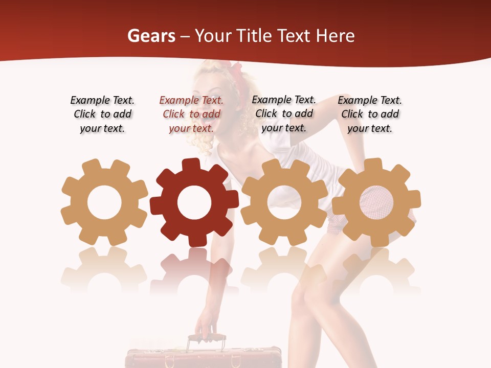 Heel Flirtation Y PowerPoint Template