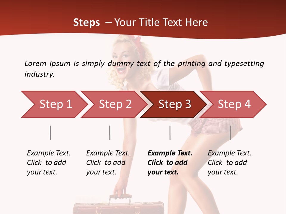 Heel Flirtation Y PowerPoint Template