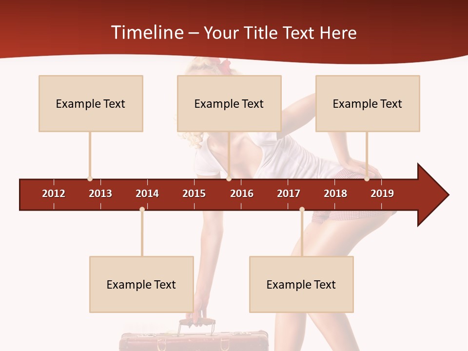Heel Flirtation Y PowerPoint Template