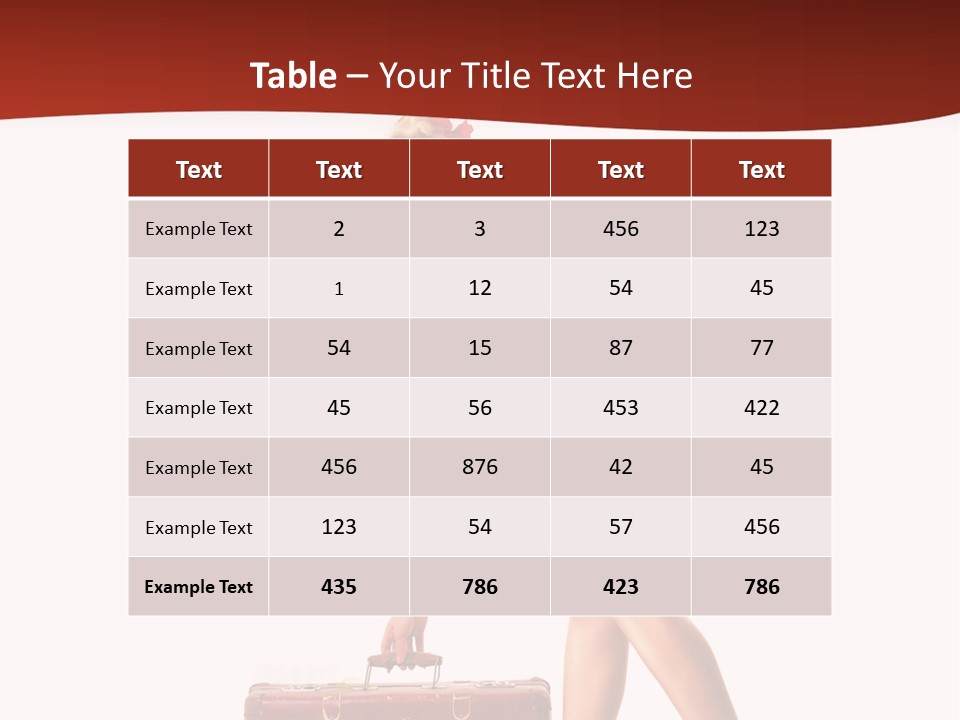 Heel Flirtation Y PowerPoint Template