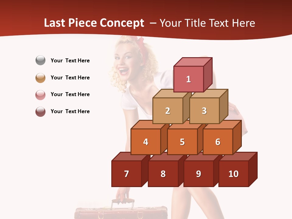 Heel Flirtation Y PowerPoint Template