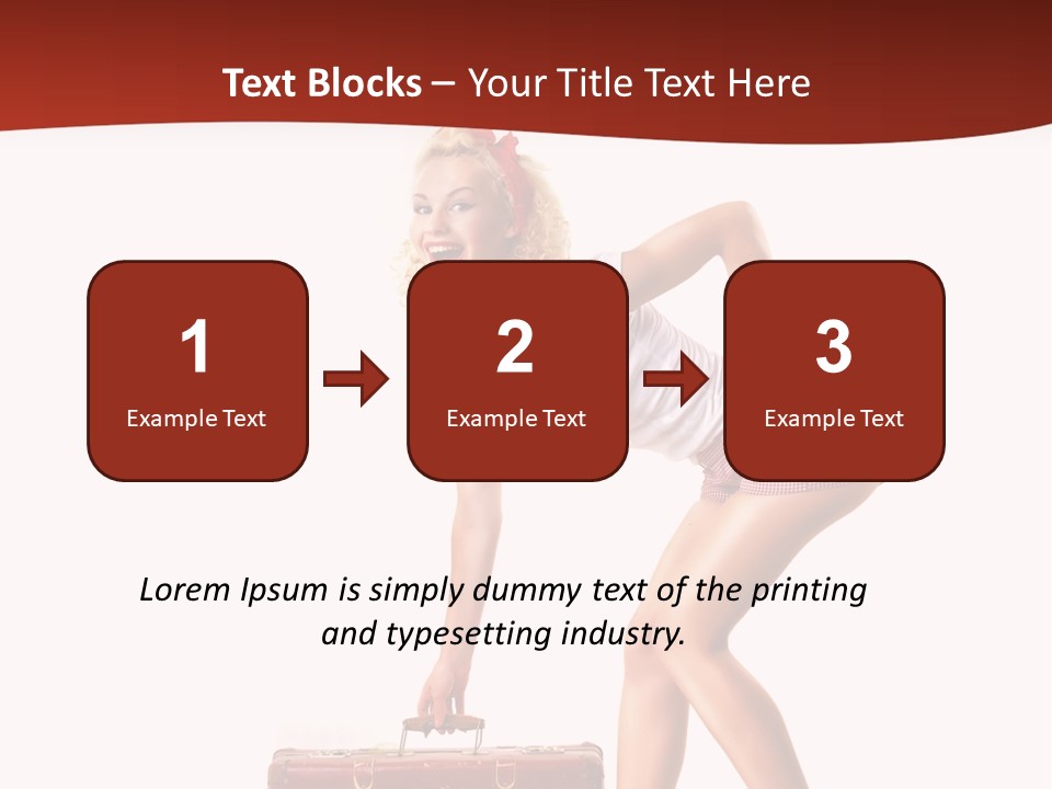 Heel Flirtation Y PowerPoint Template