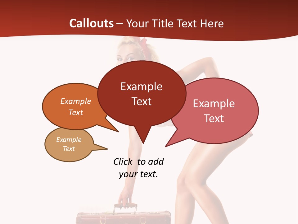 Heel Flirtation Y PowerPoint Template