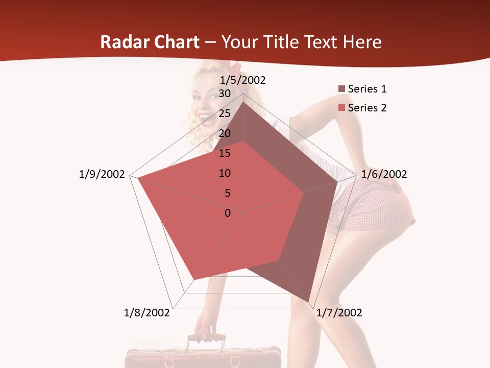 Heel Flirtation Y PowerPoint Template