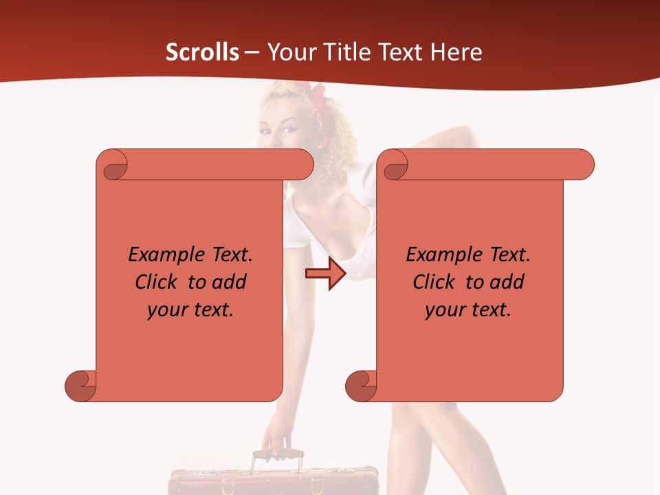 Heel Flirtation Y PowerPoint Template