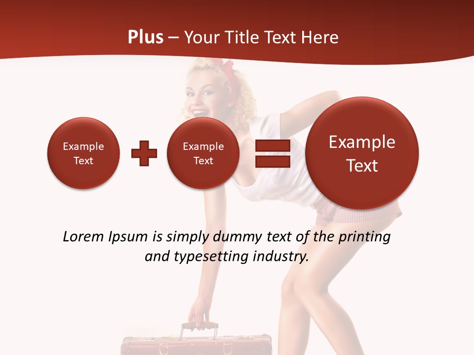 Heel Flirtation Y PowerPoint Template