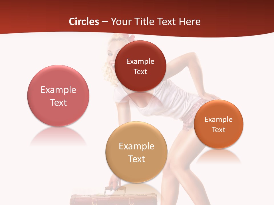 Heel Flirtation Y PowerPoint Template