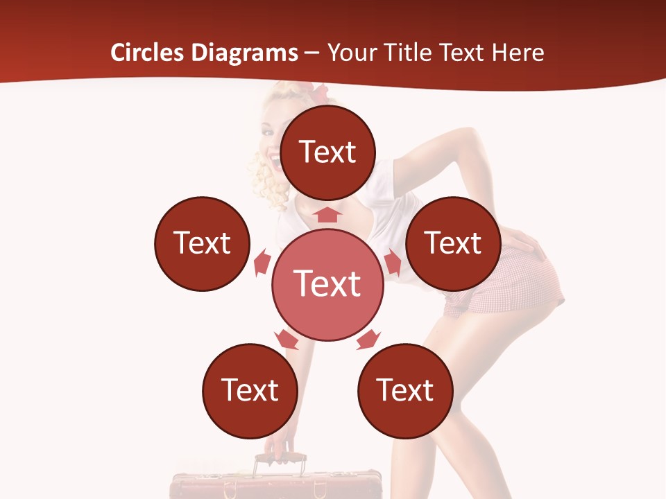 Heel Flirtation Y PowerPoint Template