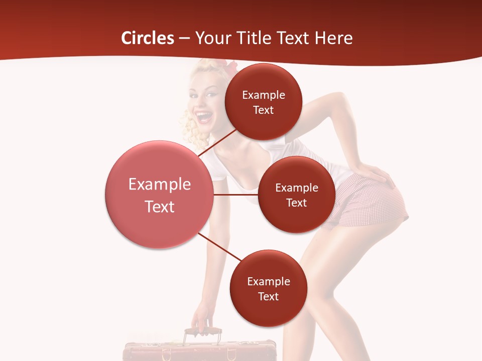 Heel Flirtation Y PowerPoint Template