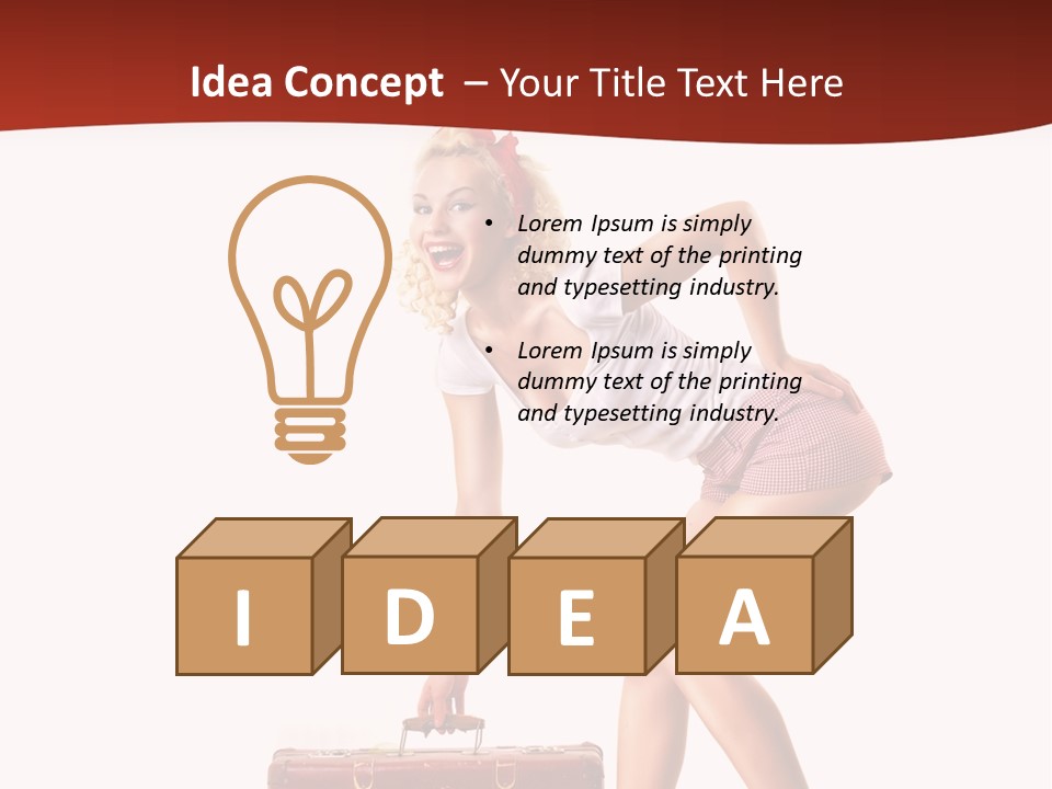 Heel Flirtation Y PowerPoint Template