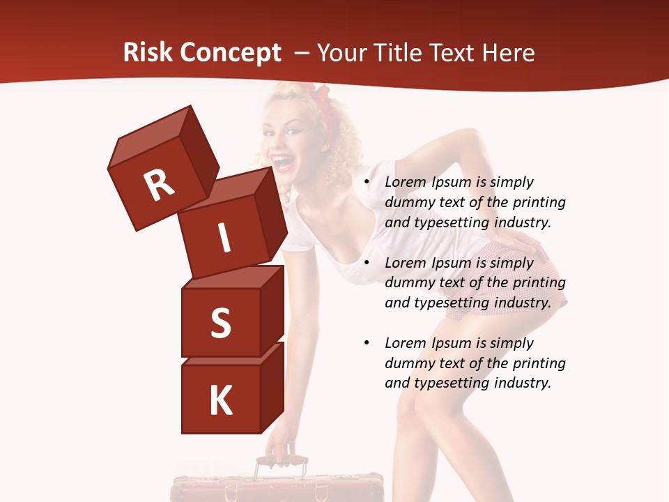 Heel Flirtation Y PowerPoint Template