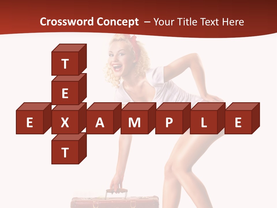 Heel Flirtation Y PowerPoint Template