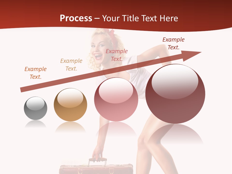 Heel Flirtation Y PowerPoint Template