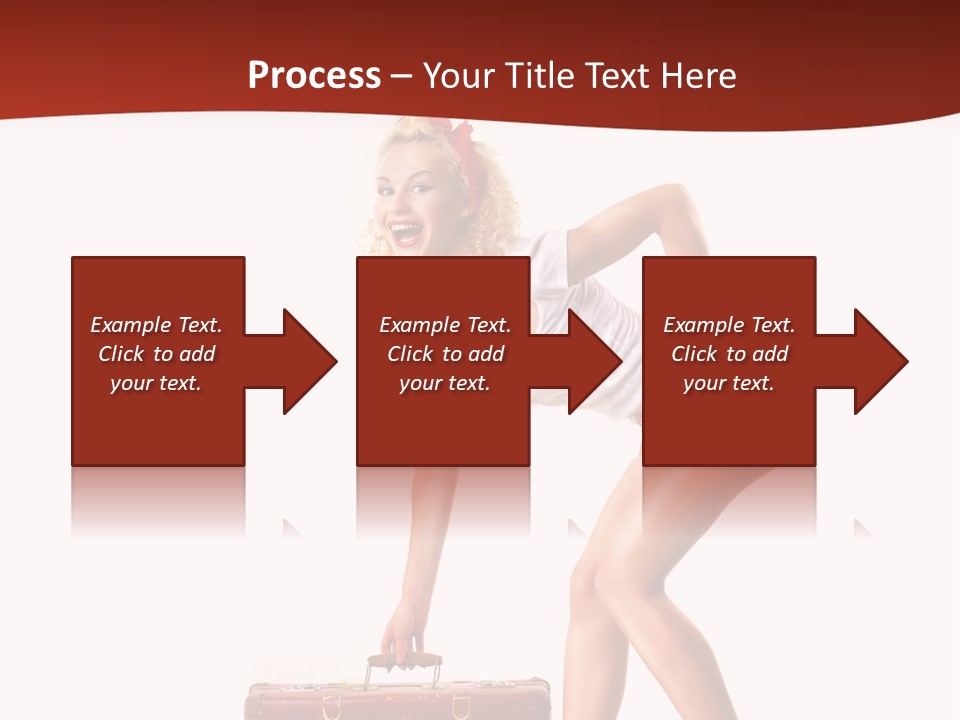 Heel Flirtation Y PowerPoint Template
