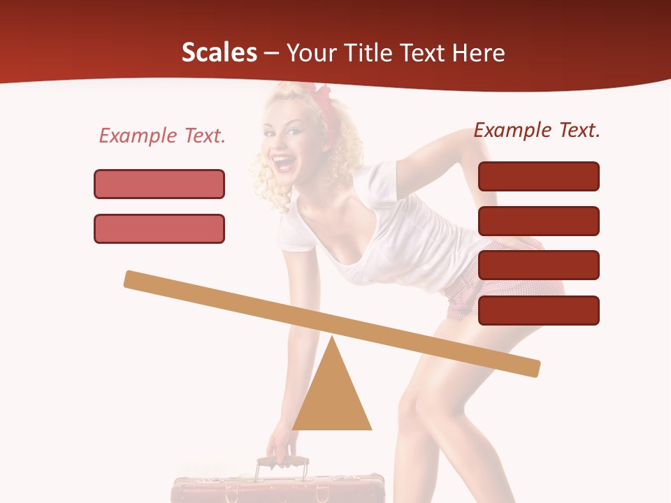 Heel Flirtation Y PowerPoint Template