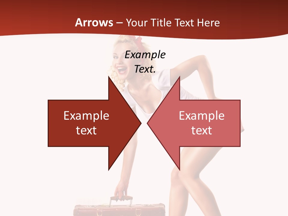 Heel Flirtation Y PowerPoint Template